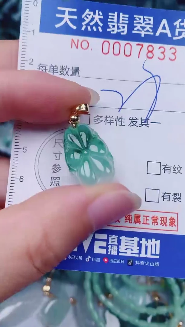 颈饰未镶嵌翡翠00007833