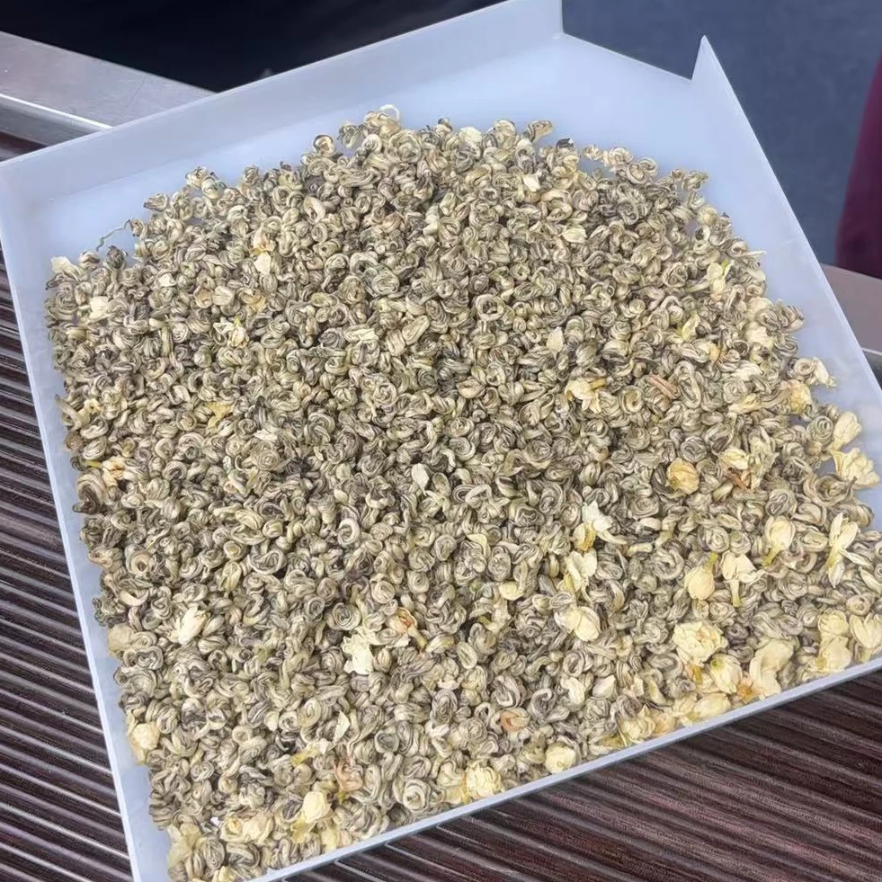 茉莉银龙金玉螺 茉莉花浓香型花香浓郁耐泡茶叶