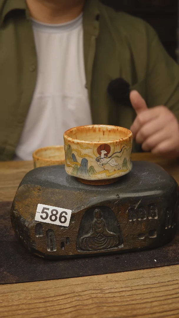 甘石陶艺志野手绘586