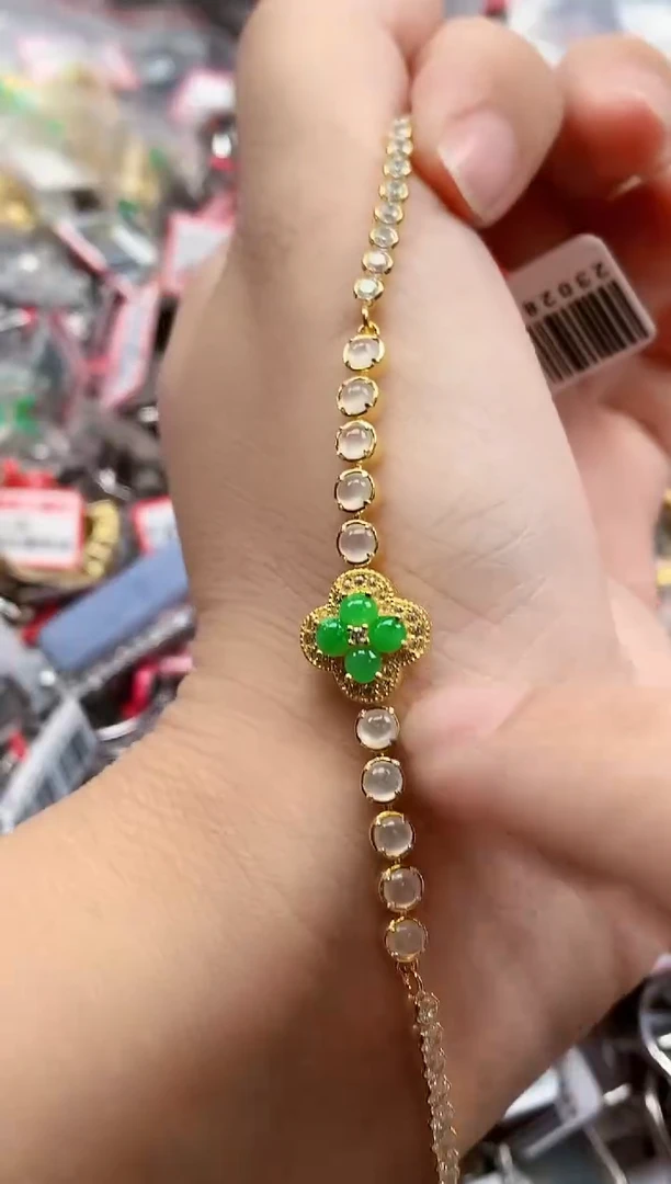 银S925镶嵌戒指翡翠天然A货缅甸翡翠