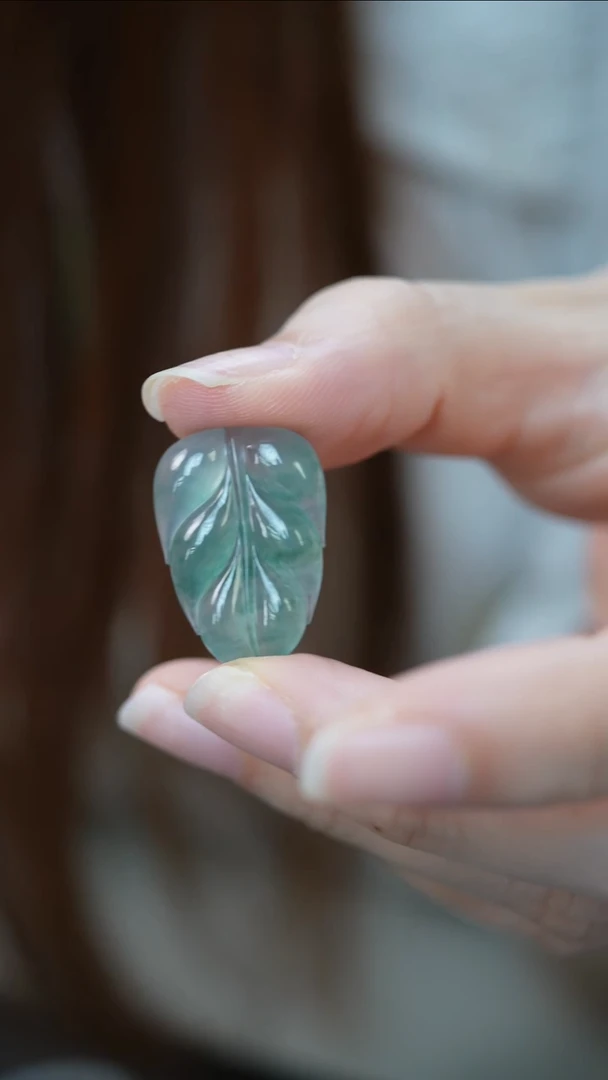 翡翠挂件未镶嵌34-裸石/姿/1F