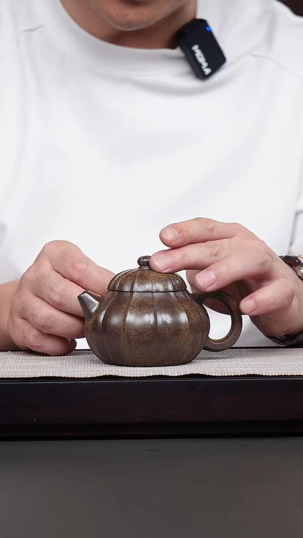 茶壶紫砂韩惠琴·柴烧锦囊文旦