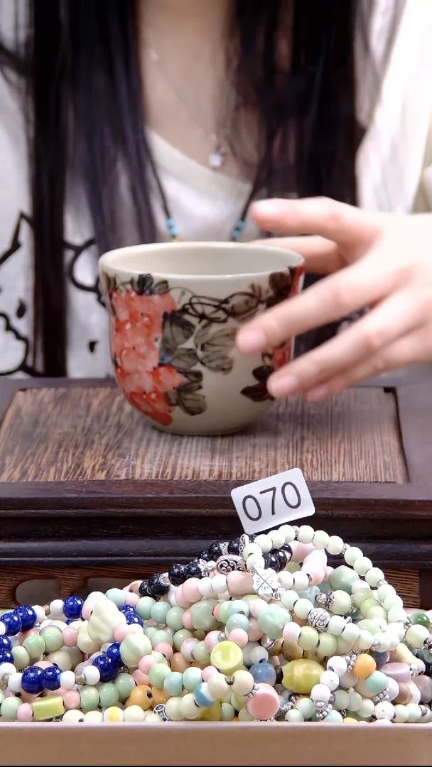 杯子景德镇陶瓷手绘杯子070