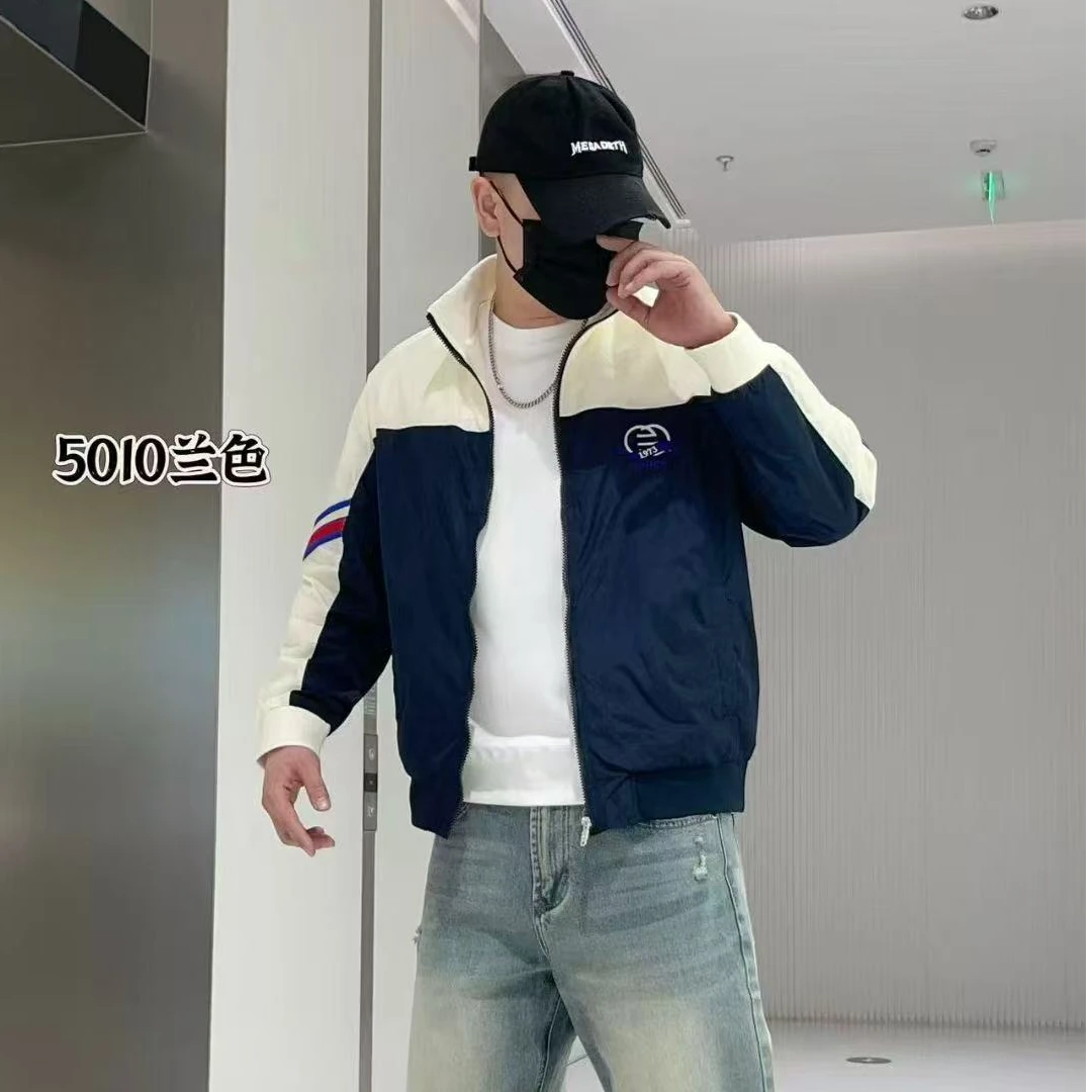 5010春季新款夹克外套时尚潮流潮牌男装经典轻奢夹克运动