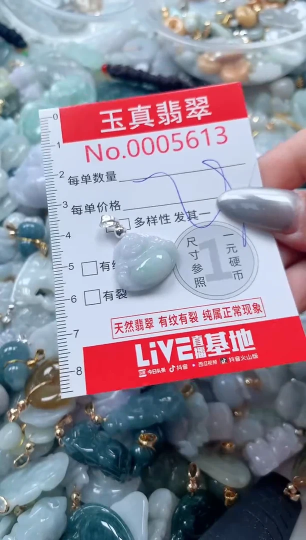 吊坠(不含链)未镶嵌翡翠5613