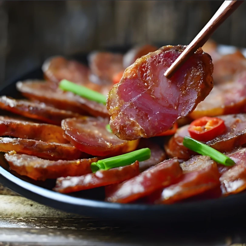 湖南特产纯肉香肠原味香肠烟熏麻辣香肠农家手工现灌开胃下饭家乡