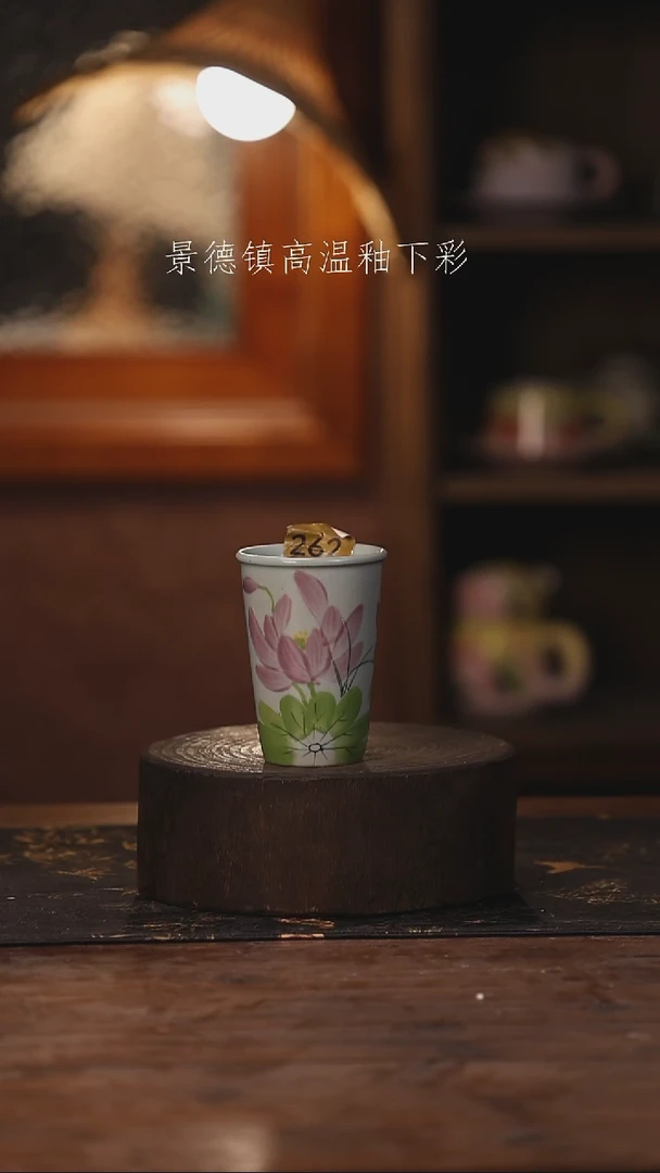 陶瓷景德镇高温釉下手绘陶瓷262