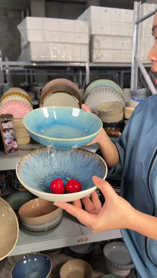 陶瓷外贸尾货瑕疵满20包邮X2小盘