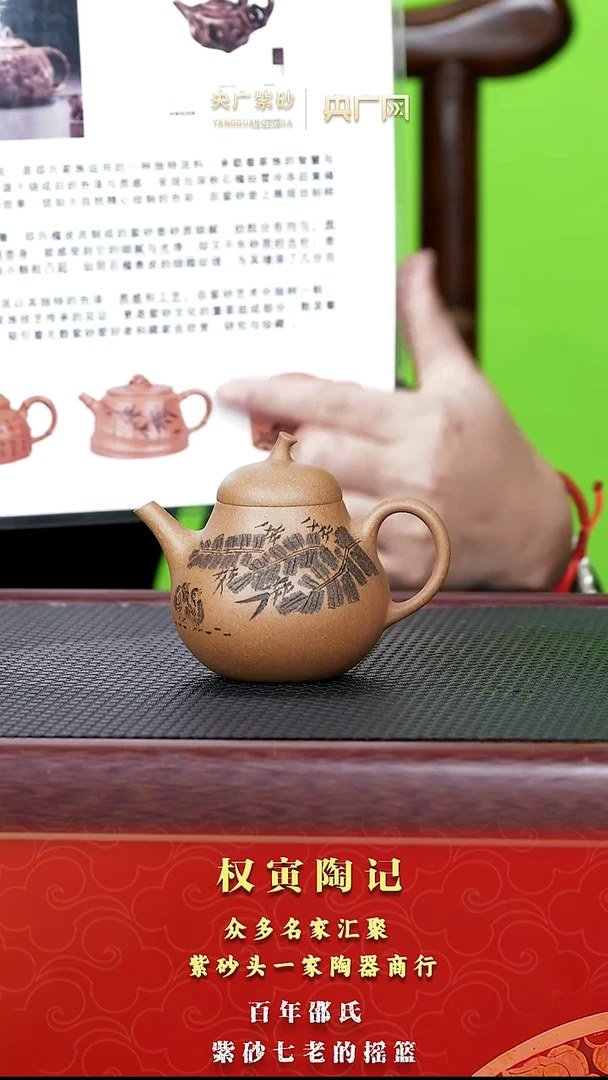 茶壶紫砂81权寅陶记 茄瓜 段泥 160cc