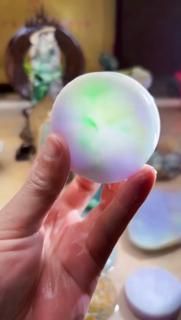 翡翠挂件未镶嵌A货张麦3502