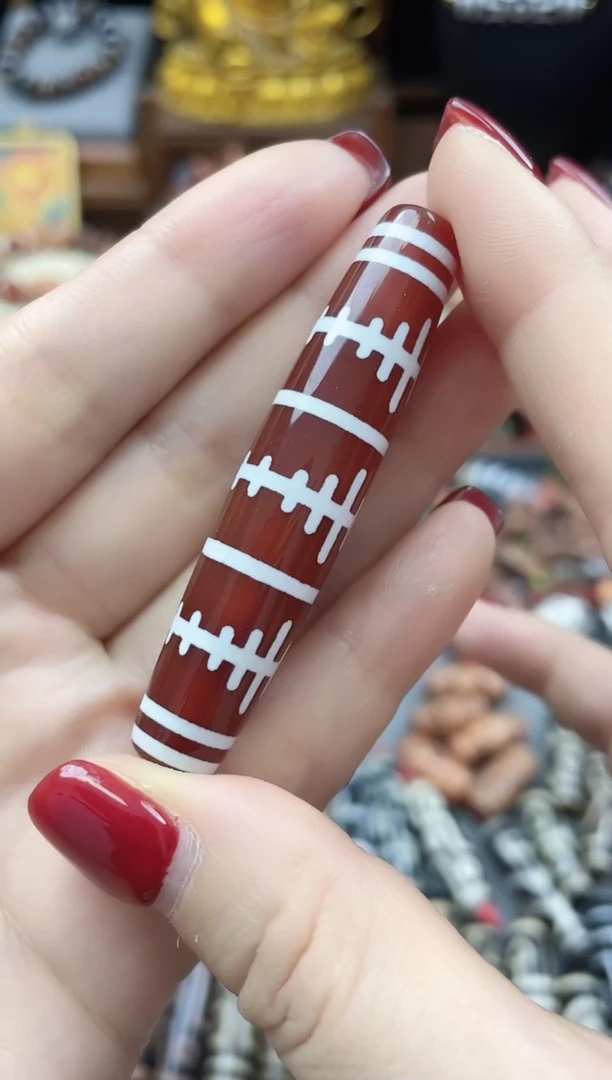 未镶嵌珠珠玛瑙/玉髓红肉西亚管珠