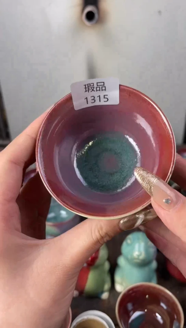【闪购商品】摆件钧瓷手工茶器窑变