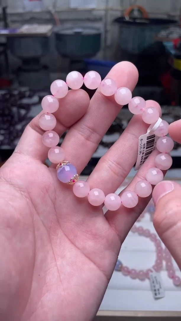 【闪购商品】水晶手串未镶嵌樱雾花海DIY9多样性发其一