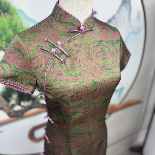 GUXI/故汐中国风旗袍复古中式优雅日常气质夏季复古修身显瘦