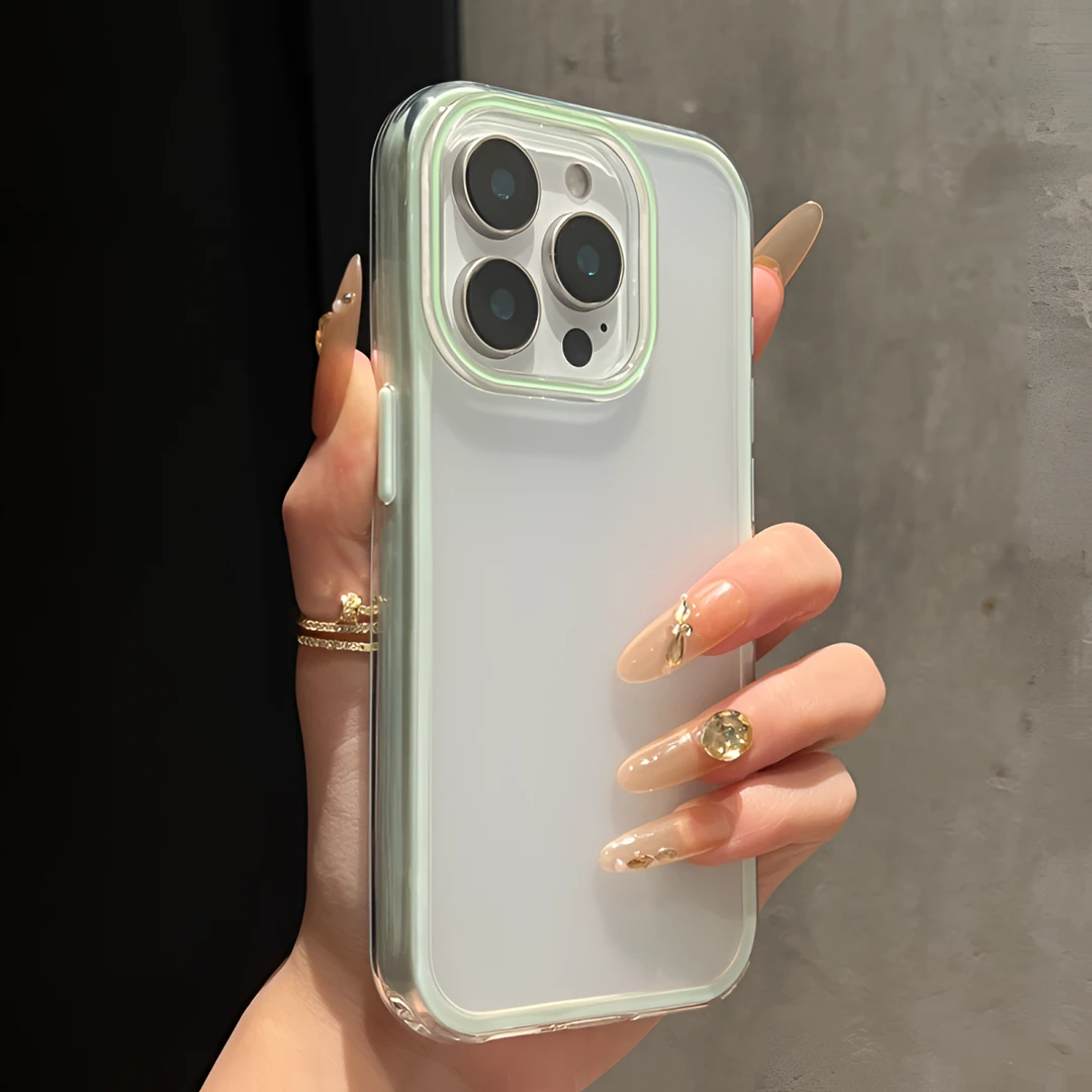 ins高颜值磨砂透色适用iPhone手机壳苹果亚克力promax小众13高级