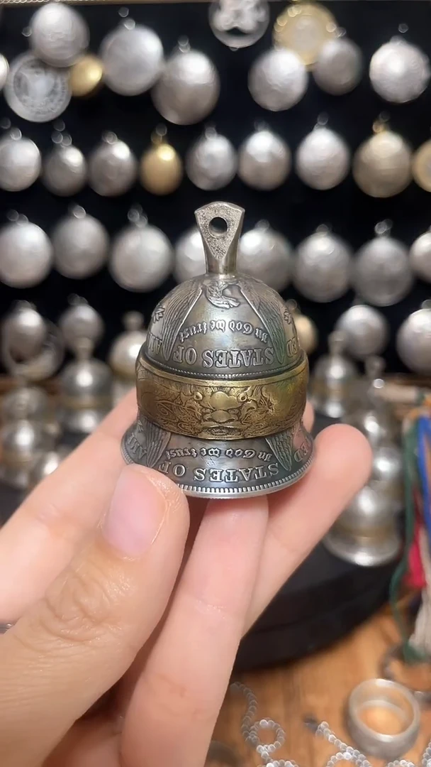 无925银币风堂摩根银铃铛