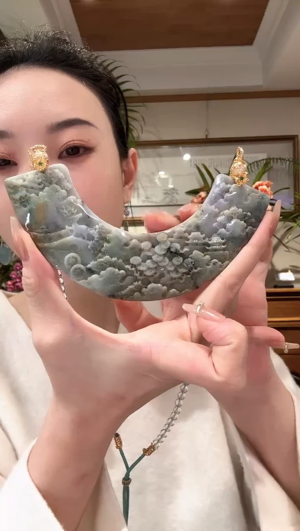 【闪购商品】翡翠颈饰未镶嵌国风