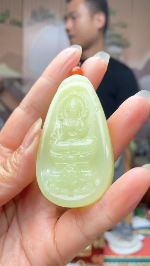 和田玉未镶嵌颈饰拍一发一