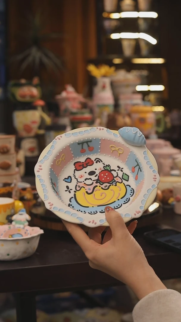 景德镇釉下彩绘设计师款式陶瓷