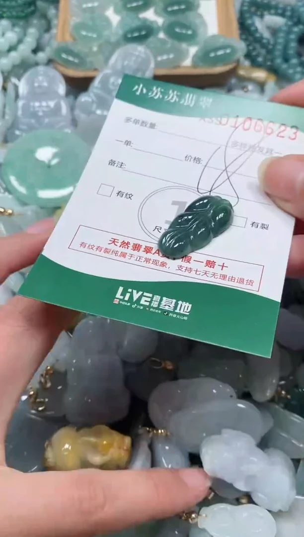 【闪购商品】翡翠颈饰未镶嵌闪购商品0106623