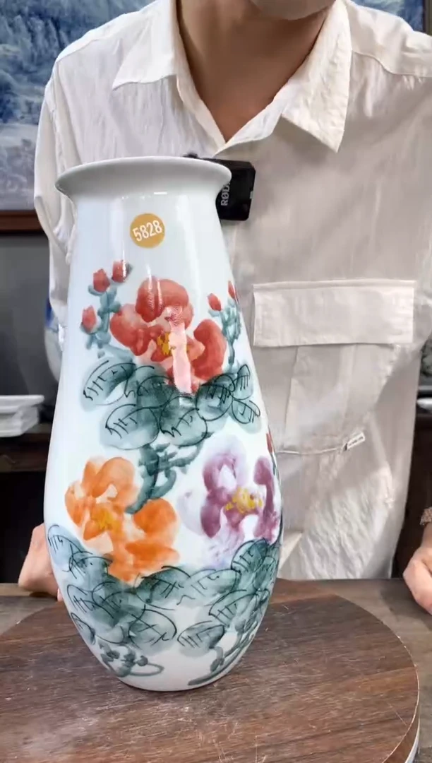 吴义松陶瓷联盟手绘陶瓷编码：5828