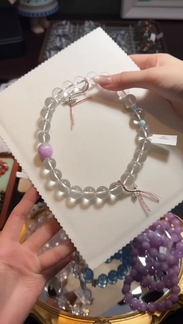 【闪购商品】水晶手串未镶嵌车挂白水晶