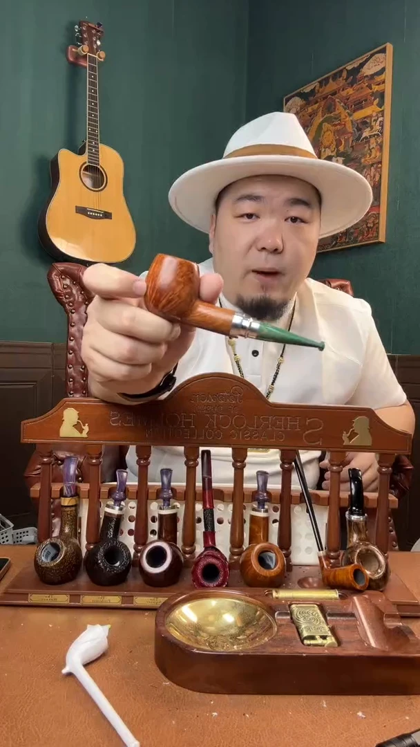 石楠木木雕款意大利进口石楠木烟斗