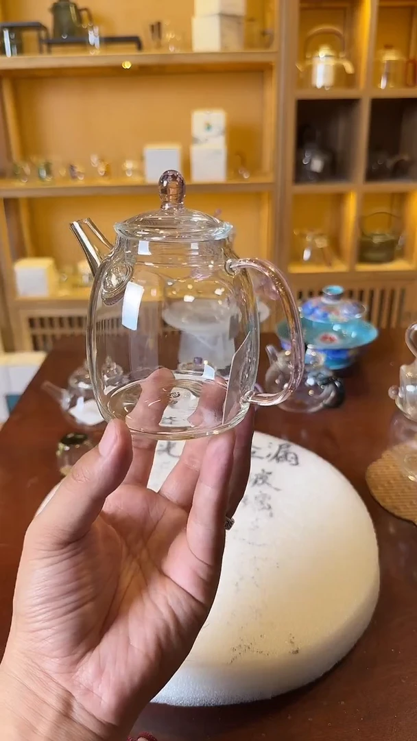 茶杯紫砂粉色秦权壶