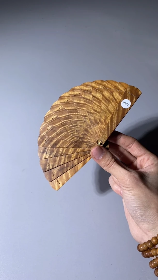 【闪购商品】金丝楠899号10cm金丝楠迷你扇