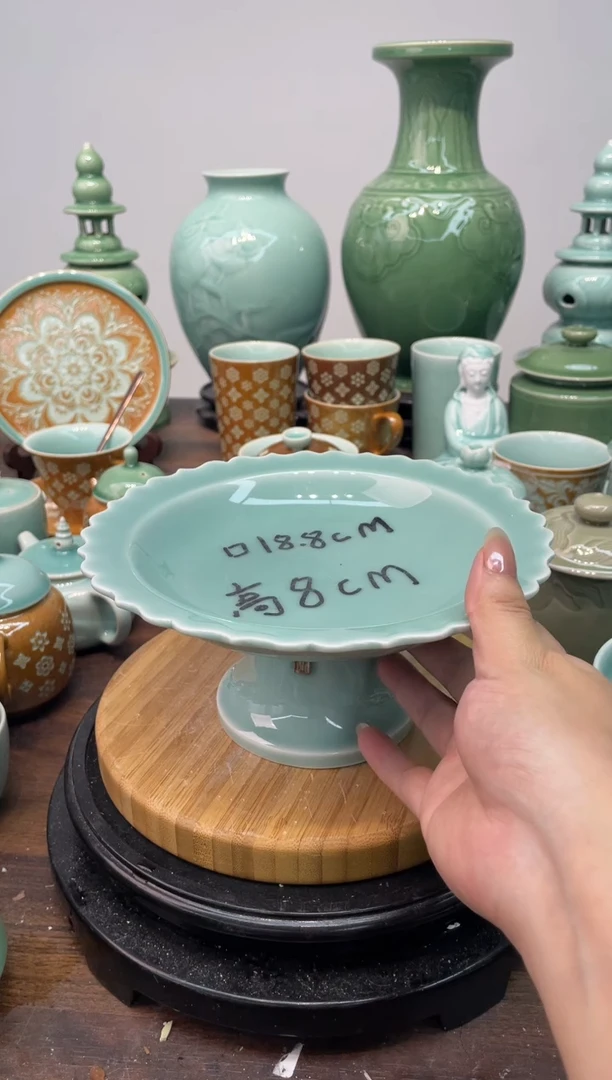 特价福利 微瑕 慧仙青瓷