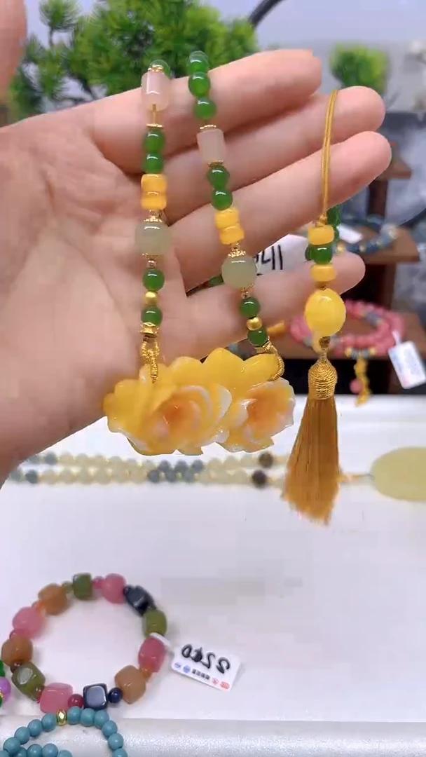 未镶嵌颈饰蜜蜡DIY款M620