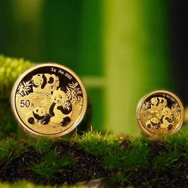 2025年熊猫普制金币3克、1克单枚不含盒（不退换）