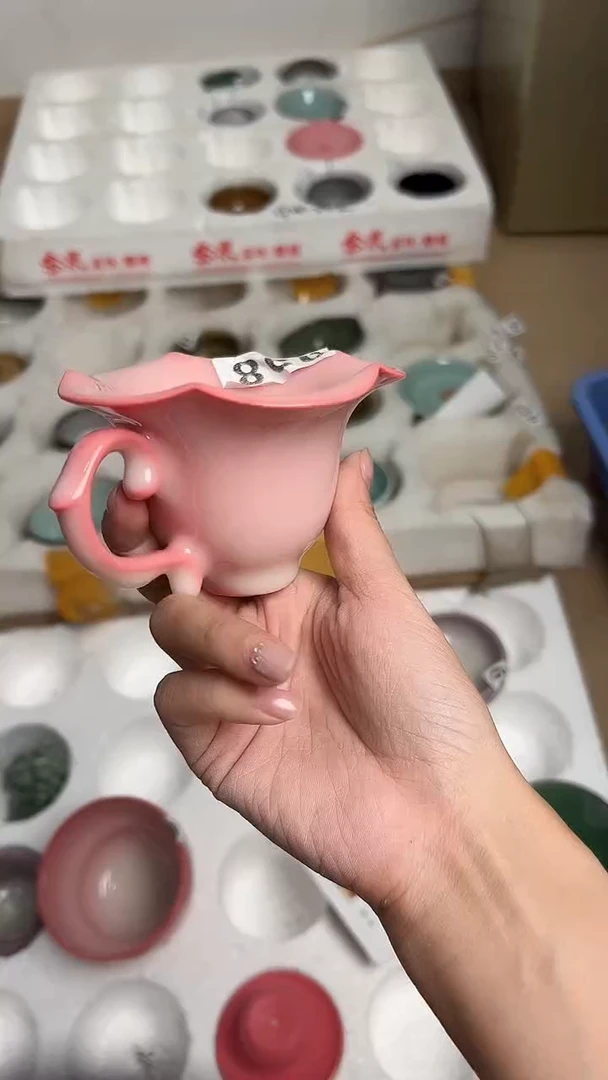 龙泉云间青瓷小米茶器