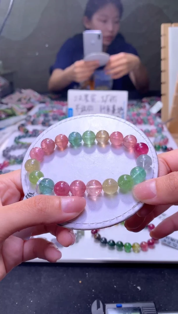 未镶嵌手串碧玺A14【天然碧玺】