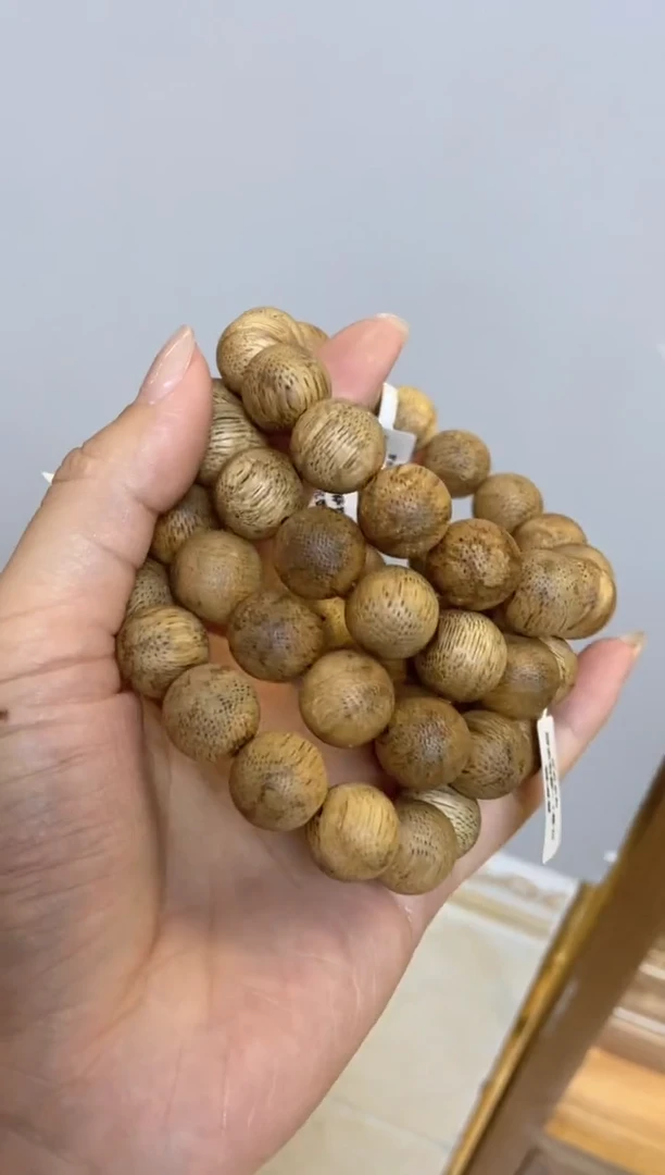 沉香手串菩萨棋圆珠单圈1.5多样性发其一