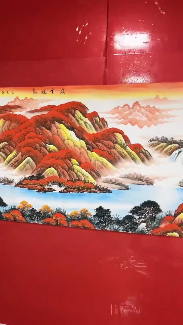 国画陈丽娟-八尺-山水