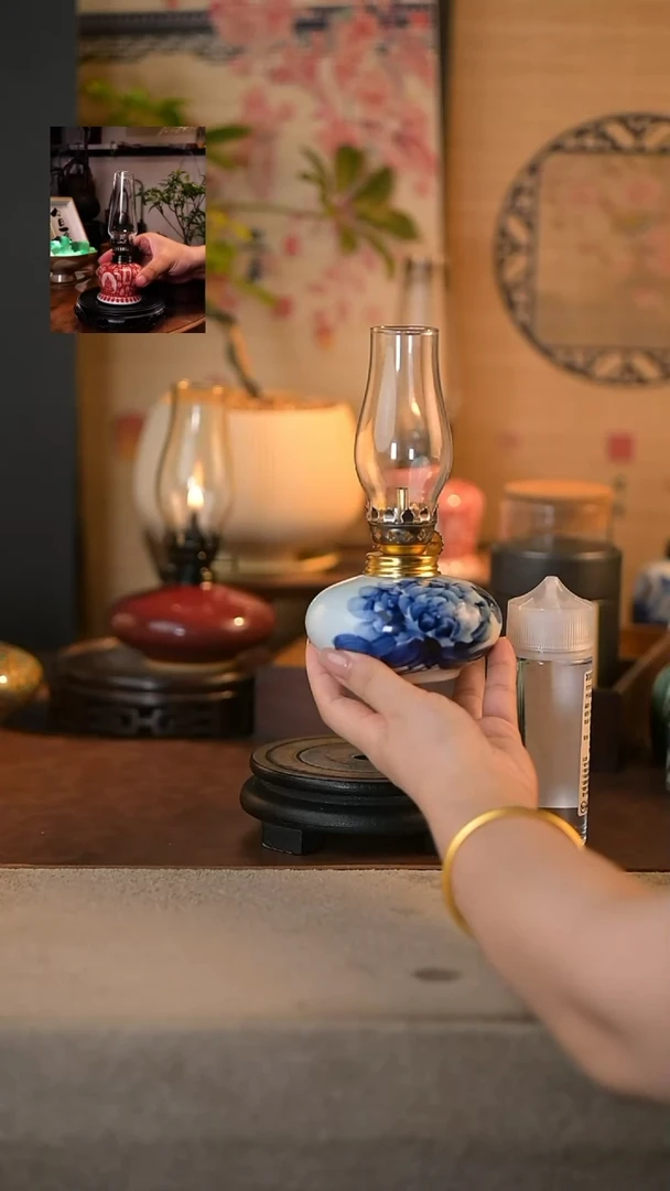 景德镇陶瓷香薰灯摆件