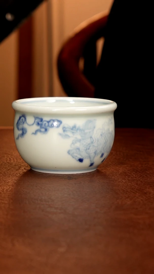 景德镇瓷器，青花瓷手绘茶具~