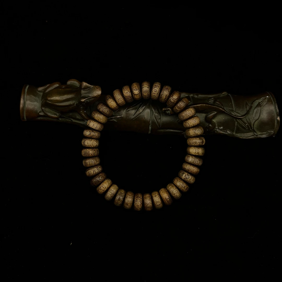 沉香（紫瑶精选 ZY65812）正区芽庄天然野沉香单圈手串多样性发一