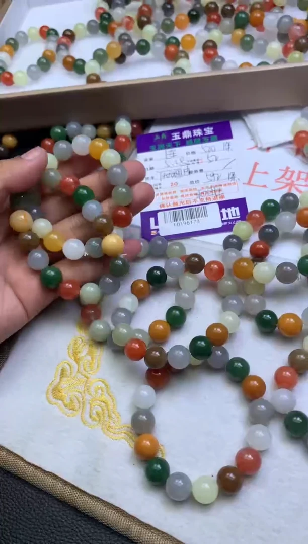 手串未镶嵌和田玉多样性发其一-F0196173