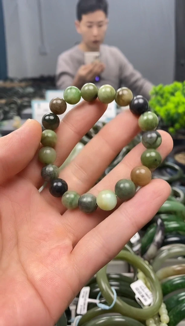 未镶嵌手镯和田玉10mm