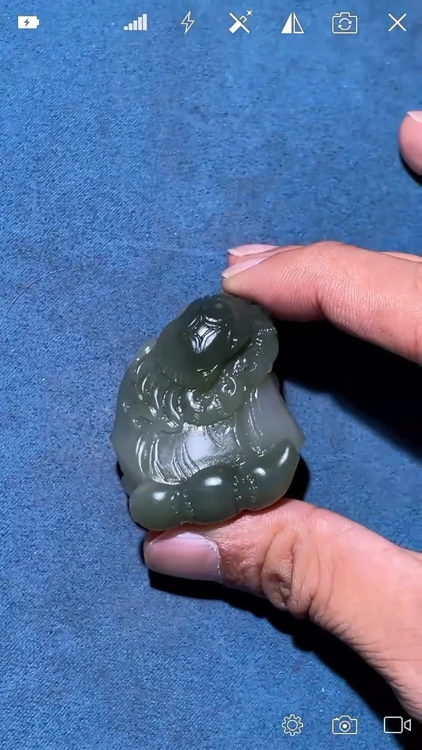 未镶嵌和田玉把件YY   莲蓬