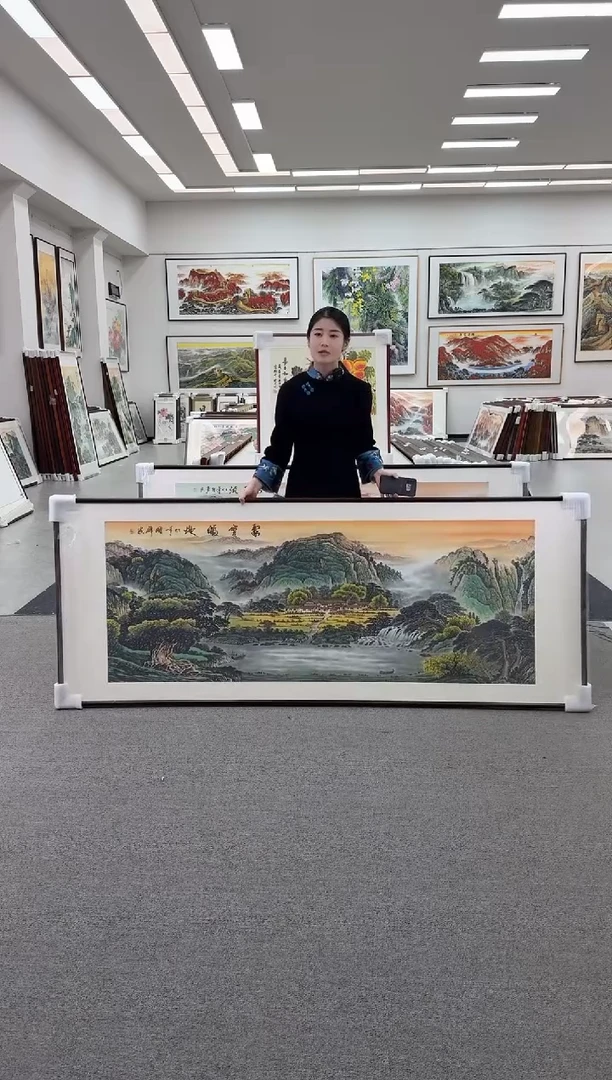 国画聚宝福地 219*88
