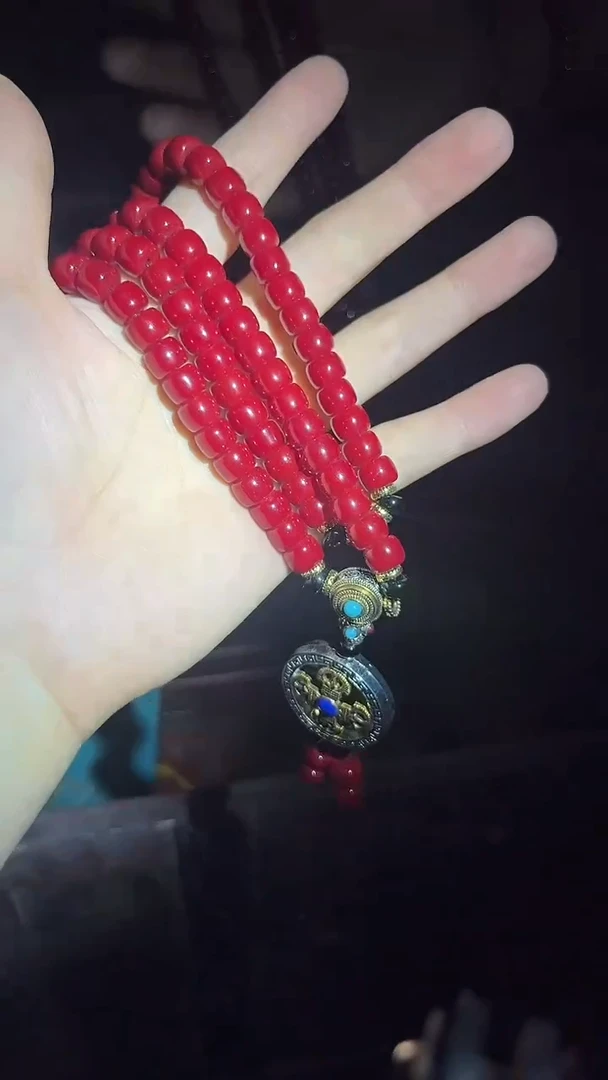 和田玉未镶嵌颈饰长串.1条