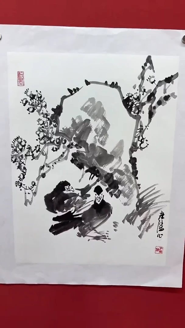 国画手绘原稿-徐庐陵-花鸟-1.5平尺