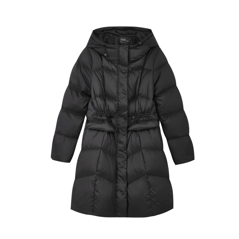 【女乔专属】连帽收腰中长羽绒服X10AYS8789