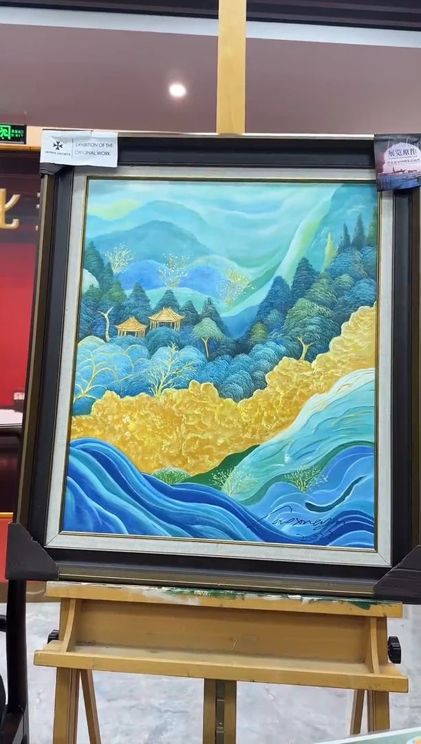油画曹雪岩/精品油画/50x60