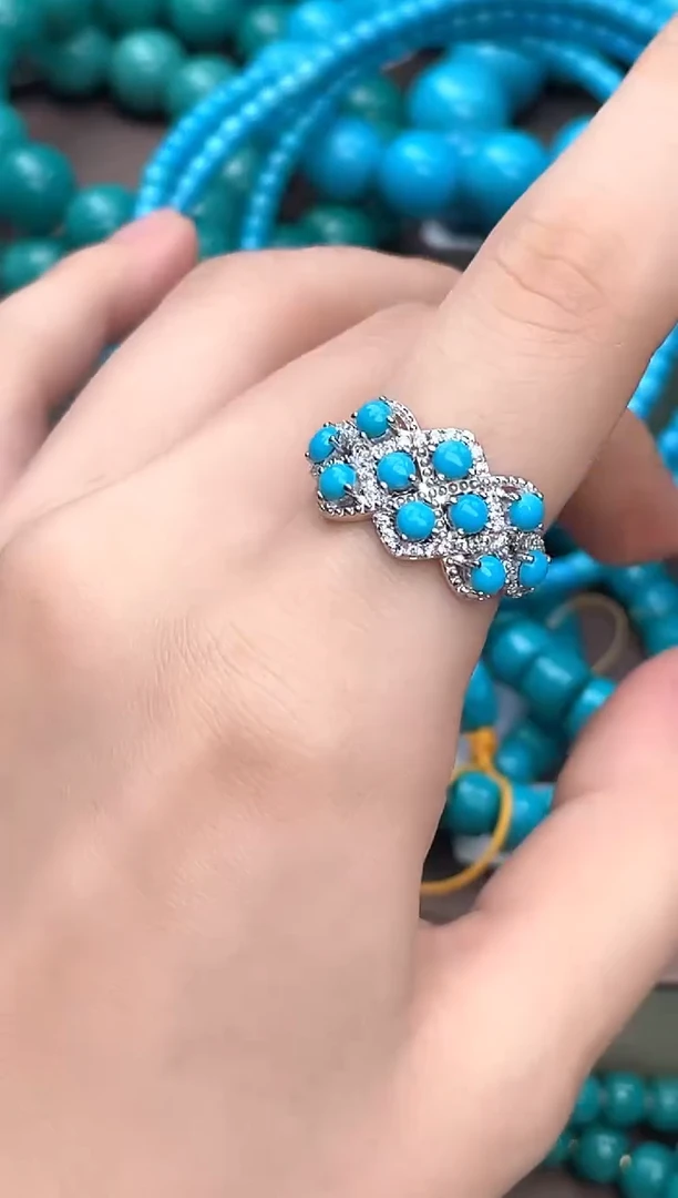 未镶嵌绿松石珠宝奇石A25