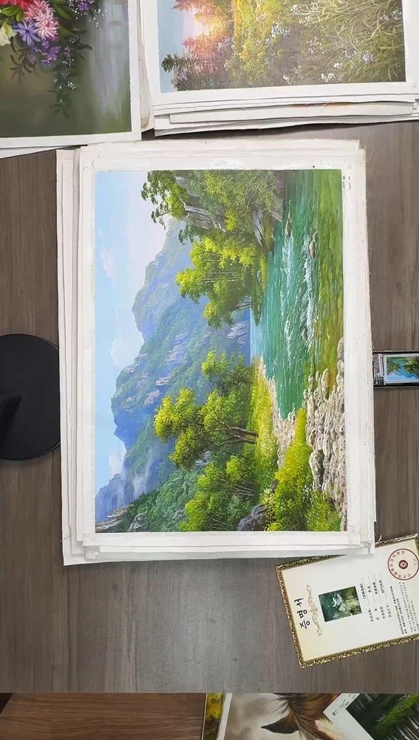 油画【156号】约50*70cm丨朝鲜原创纯手绘孤品油画丨顺丰包邮