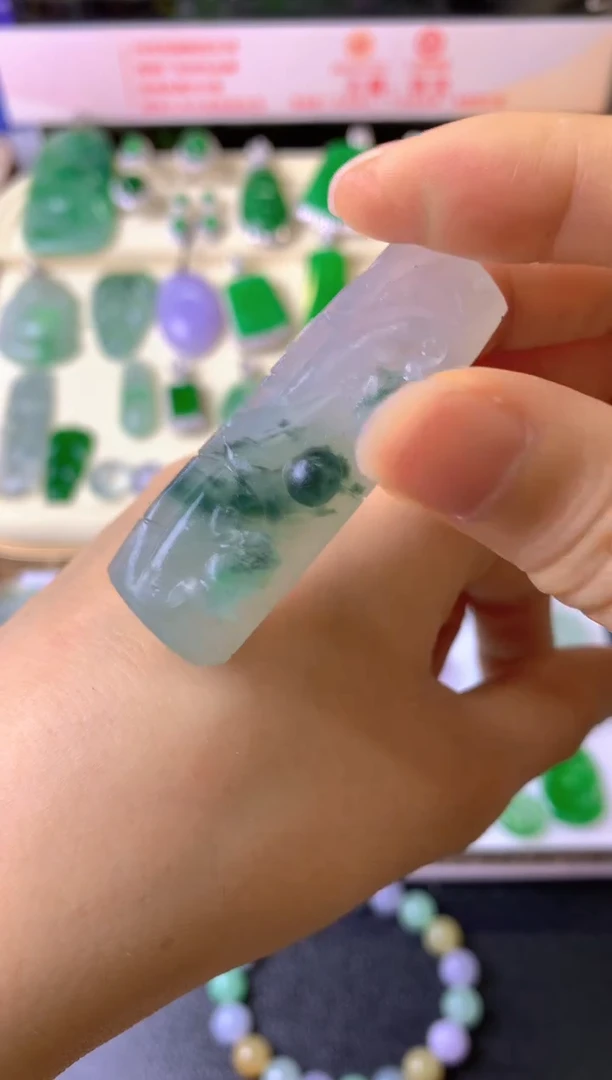 未镶嵌定制翡翠g*毛货抛光